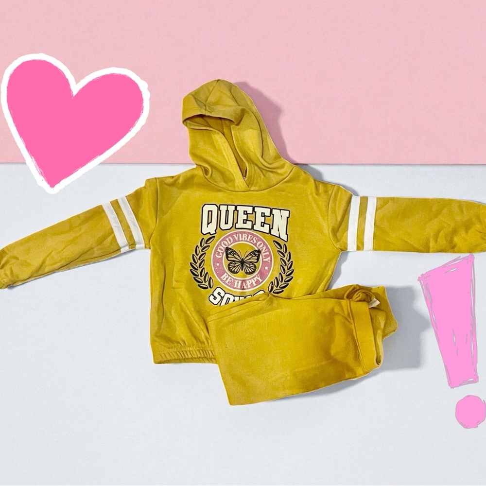 Girls Hoodie Matching Set